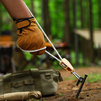 Reflective Guy Ropes with Pulley Adjuster for Outdoor Tents and Tarps