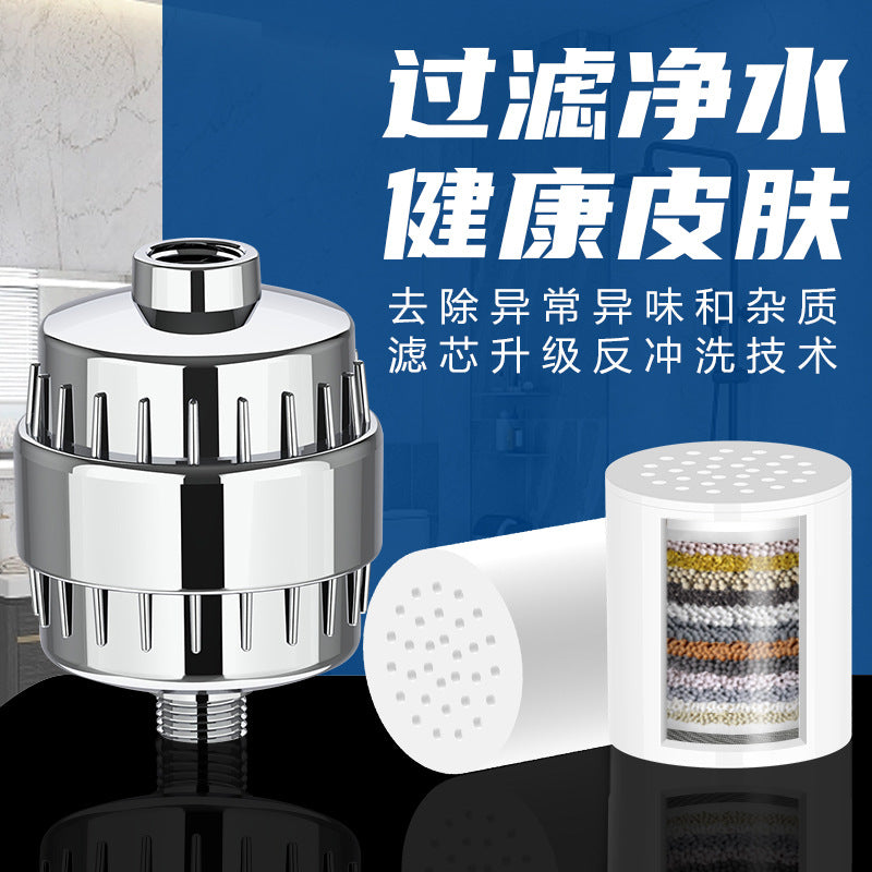 10-20 Stage Shower Head Filter for Hard Water, High Output Universal Shower Filter to Remove Chlorine and Impurities