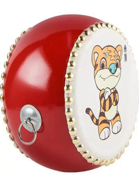 Sheepskin Drum Toddler Musical Toy with Zodiac Animal Design, Educational Hand Drum for Babies and Kids