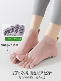 Women's Non-Slip Toeless Yoga Pilates Barre Socks with Grip for Fitness Dance