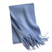Women's Korean Style Mohair Scarf, Thickened and Lengthened Warm Neck Wrap Shawl