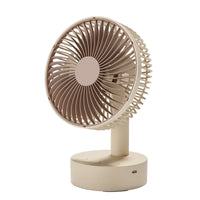 Kassidoff USB Rechargeable Oscillating Desk Fan with Long Battery Life