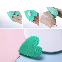 Silicone Facial Cleansing Brush with Soft Bristles for Face Massage and Deep Cleaning