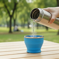 Portable Silicone Collapsible Cup 150ml for Travel, Coffee, and Mouthwash