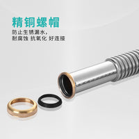 Stainless Steel Basin Drain Pipe with Odor Trap for Kitchen and Bathroom Sinks