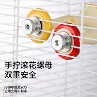 Parrot Apple Core Perch Chew Toy for Claw Grinding and Entertainment