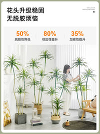 Artificial Dracaena Tree Faux Plant for Indoor Home Decor