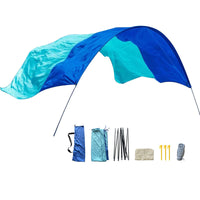 Beach Sun Shade Sail Outdoor Canopy Tent Waterproof UV Protection Nylon Lightweight Awning