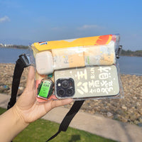 Waterproof Phone Pouch for Outdoor Activities, Touchscreen Compatible, Large Capacity Dry Bag for Swimming, Diving, Rafting