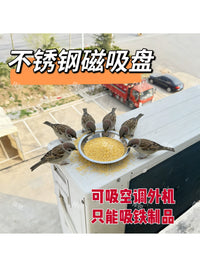 Outdoor Bird Feeder Tray for Balcony Window AC Unit