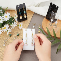 Acrylic L-Shaped Earring & Necklace Jewelry Display Stand for Retail & Photography