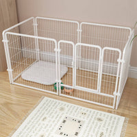 Modular Indoor Pet Playpen with Isolation Door for Medium to Large Dogs