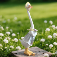 Cartoon Duck Garden Statues Outdoor Decor for Patios and Villas
