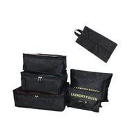 Travel Storage Organizer Bags Set - Portable Luggage Packing Cubes for Clothes