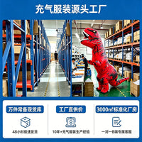 Inflatable Dinosaur Rider Costume for Halloween & Cosplay