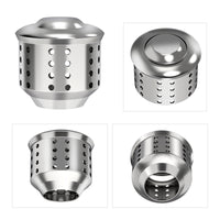 304 Stainless Steel Anti-Splash Lid for Moka Pots and Coffee Makers