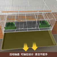 Foldable Bird Cage for Parrots and Small Birds, Escape-Proof Pet Cage with Tray and Perch
