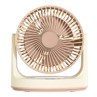 Portable USB Desk Fan with Air Circulation, 5-Speed, Quiet Operation, Digital Display, Wall Mountable