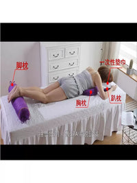 Latex U-Shaped Massage Pillow for Spa & Salon Beds, Face Cradle Cushion for Prone Position, Postpartum Breast & Foot Support