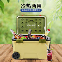 Portable Outdoor Camping Cooler Box for Food and Drinks, Insulated Ice Chest for Picnics, BBQ, and Travel