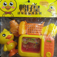 Kids Pretend Play Kitchen Food Cutting Toy Set for Girls