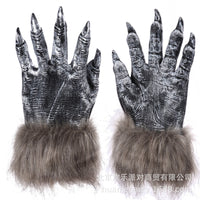 Halloween Werewolf Claw Gloves for Adult Cosplay Party