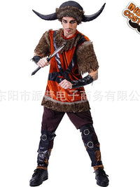 Adult Viking Warrior Costume for Halloween & Carnival Role Play