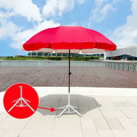 Heavy-Duty Folding Cross Base Umbrella Stand for Outdoor Patio Market Umbrellas