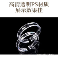 Acrylic Crystal Bracelet Display Stand Ring Holder for Jewelry and Collectibles