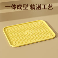 Cat Litter Mat with Spill-Proof and Tracking Control Features