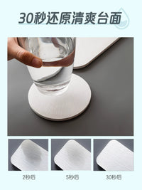 Cartoon Diatomaceous Earth Coasters for Drinks, Absorbent and Quick-Drying Cup Mats