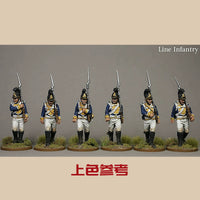 Napoleonic Wars Infantry Miniatures 3D Printed Tabletop Wargame Figures