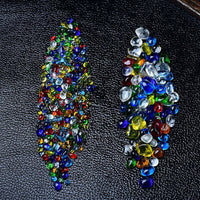 Colorful Glazed Crystal Crushed Stones for Fish Tanks, Planters, and Decor