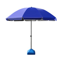 Outdoor Commercial Patio Umbrella with UV Protection and Windproof Frame for Beach, Market, and Yard