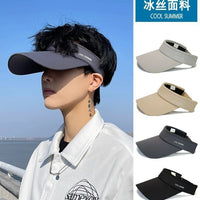 Men's UV Protection Sun Visor Hat for Outdoor Sports and Activities