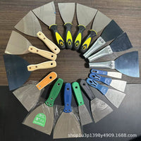 Wholesale Stainless Steel Putty Knife with Wooden Handle, Iron Handle Scraper, Multi-functional Putty Spatula for Industrial Use