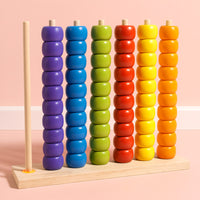 Wooden Colorful Bead Abacus Early Education Toy for Kids