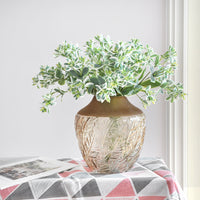 Artificial Silver-Edged Greenery Plant for Home & Hotel Decor