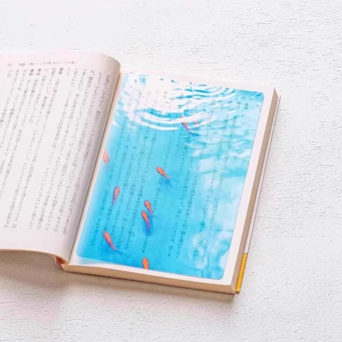 Maki Ando Goldfish Koi Bookmark Transparent Creative Hand Account Decoration