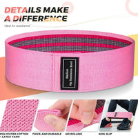 Resistance Bands for Glute Activation and Yoga Stretching, Hip Resistance Loop for Squats and Training