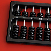 Kids Abacus for Early Math Learning, 7-Bead 13-Column Plastic Abacus for Elementary School Students