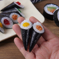 Realistic Japanese Triangle Sushi Model Keychain & Display Prop