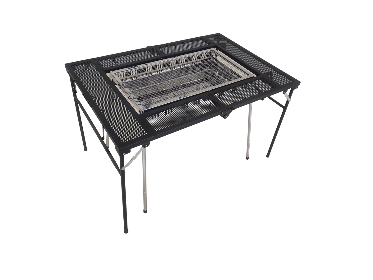 Outdoor BBQ Grill Table Rectangular Foldable Detachable Legs Manufacturer Direct Supply 2023 New Model