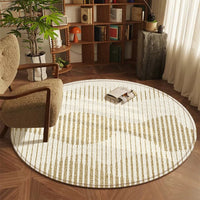 European Style Round Area Rug for Living Room Bedroom Office
