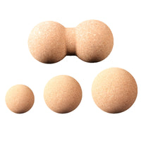 Cork Fascia Ball Professional Foot Massage Ball Deep Acupressure Rehabilitation Training Peanut Yoga Ball Fitness