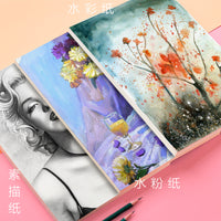 8K/4K Sketch Paper for Students and Artists, 20 Sheets per Pack, for Pencil, Crayon, and Oil Pastel Drawing