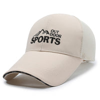 Unisex Mesh Baseball Cap with Extended Brim for Sun Protection