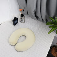 U-Shaped Beauty Salon Face Rest Pillow with Removable Milk Silk Cover