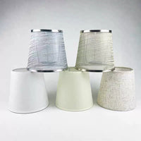 Fabric Lampshade for Pendant, Wall, and Floor Lamps - E14/E27 Socket Compatible, High Transmittance, Eye Protection