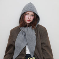Women's Winter Knitted Scarf and Hat Set, Thickened Warm Neck Protection